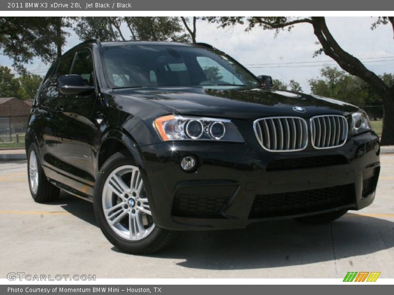 Jet Black / Black 2011 BMW X3 xDrive 28i