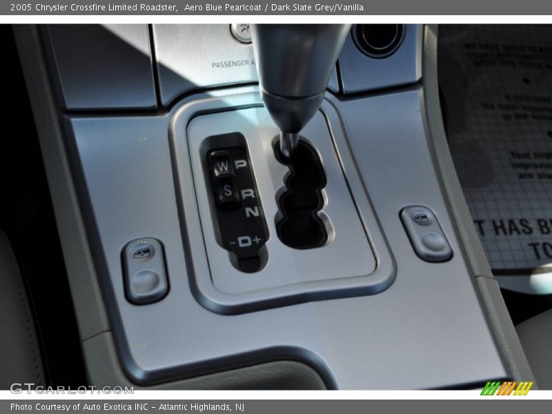 Aero Blue Pearlcoat / Dark Slate Grey/Vanilla 2005 Chrysler Crossfire Limited Roadster