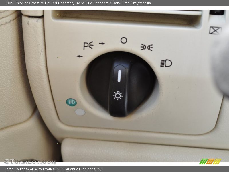 Aero Blue Pearlcoat / Dark Slate Grey/Vanilla 2005 Chrysler Crossfire Limited Roadster