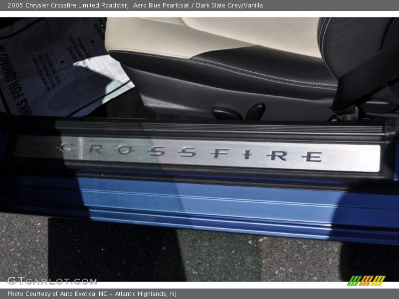 Aero Blue Pearlcoat / Dark Slate Grey/Vanilla 2005 Chrysler Crossfire Limited Roadster