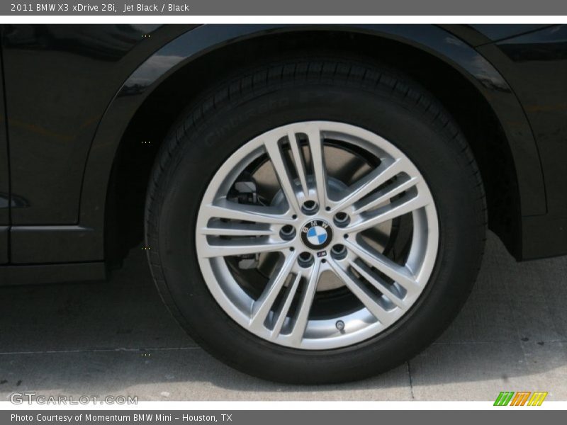 Jet Black / Black 2011 BMW X3 xDrive 28i