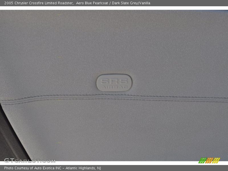 Aero Blue Pearlcoat / Dark Slate Grey/Vanilla 2005 Chrysler Crossfire Limited Roadster