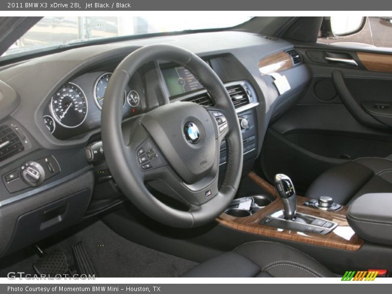 Jet Black / Black 2011 BMW X3 xDrive 28i