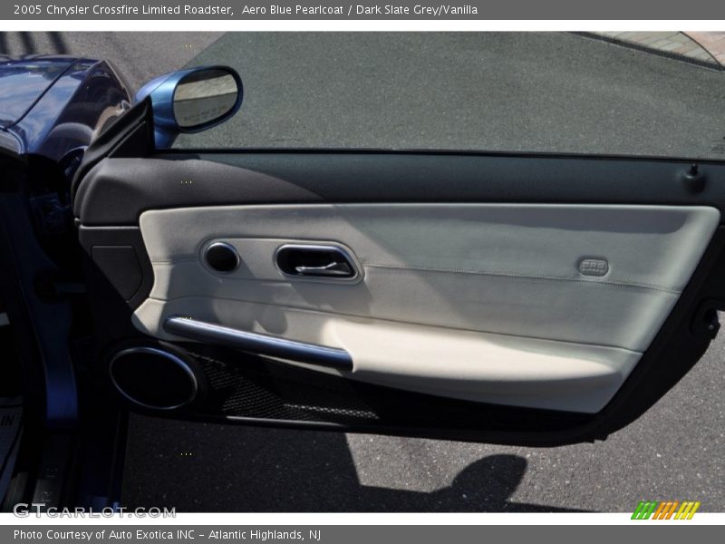 Aero Blue Pearlcoat / Dark Slate Grey/Vanilla 2005 Chrysler Crossfire Limited Roadster