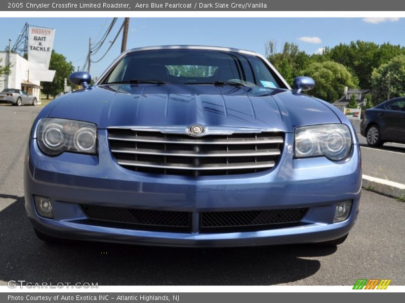 Aero Blue Pearlcoat / Dark Slate Grey/Vanilla 2005 Chrysler Crossfire Limited Roadster