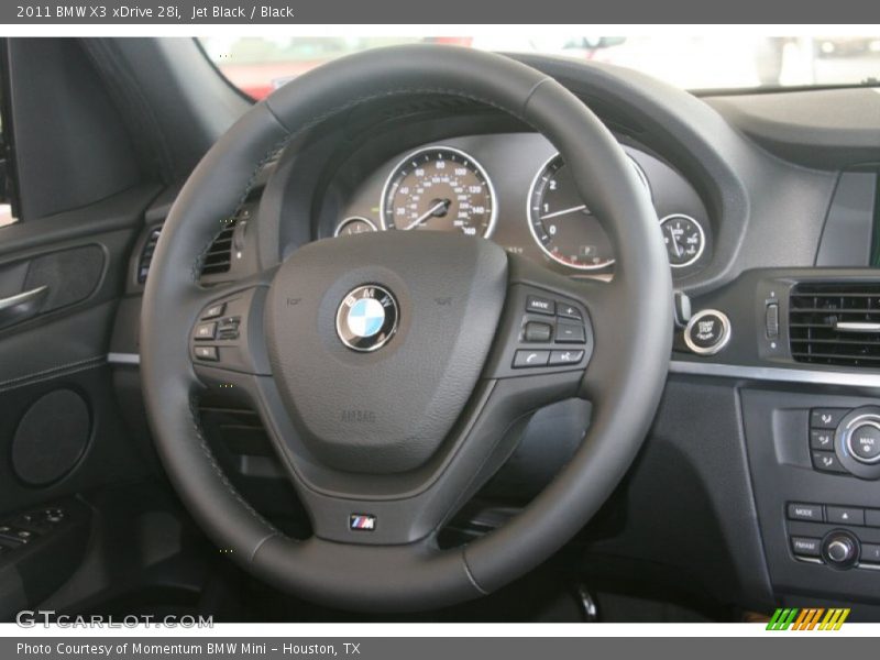 Jet Black / Black 2011 BMW X3 xDrive 28i