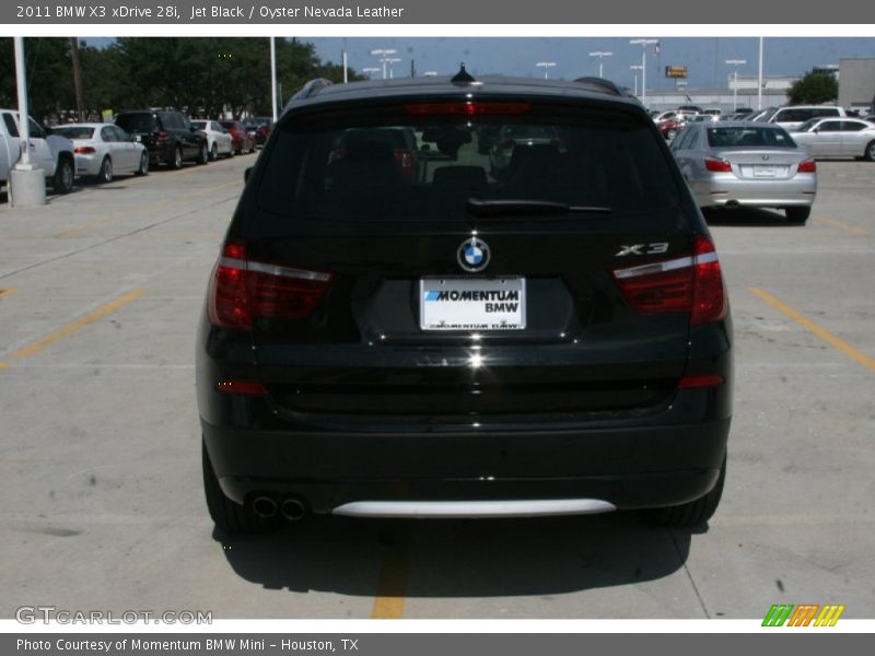 Jet Black / Oyster Nevada Leather 2011 BMW X3 xDrive 28i