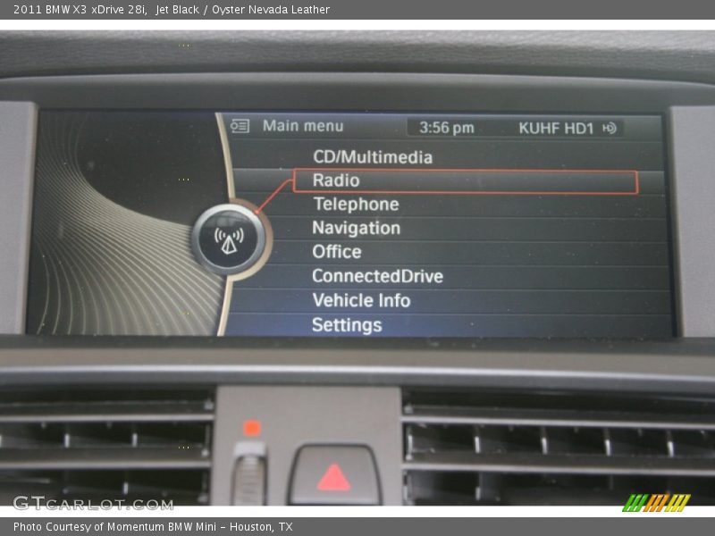 Jet Black / Oyster Nevada Leather 2011 BMW X3 xDrive 28i