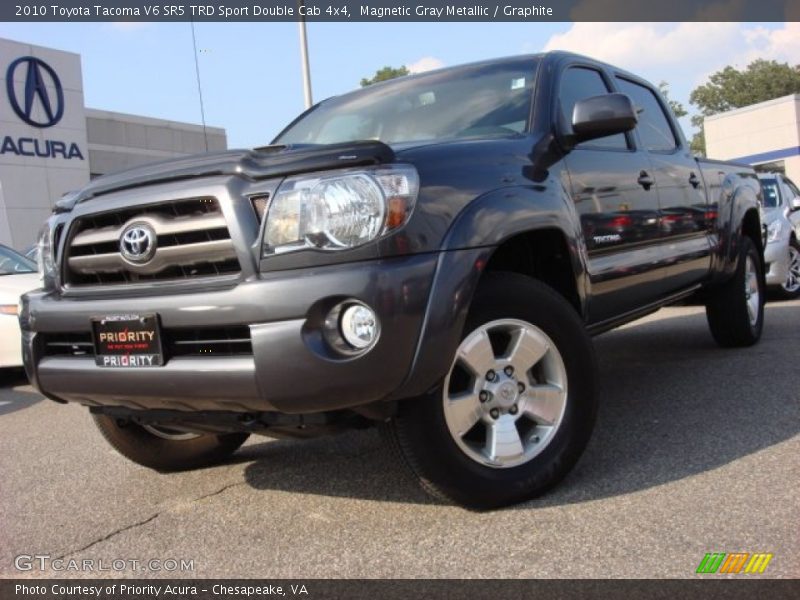 Magnetic Gray Metallic / Graphite 2010 Toyota Tacoma V6 SR5 TRD Sport Double Cab 4x4