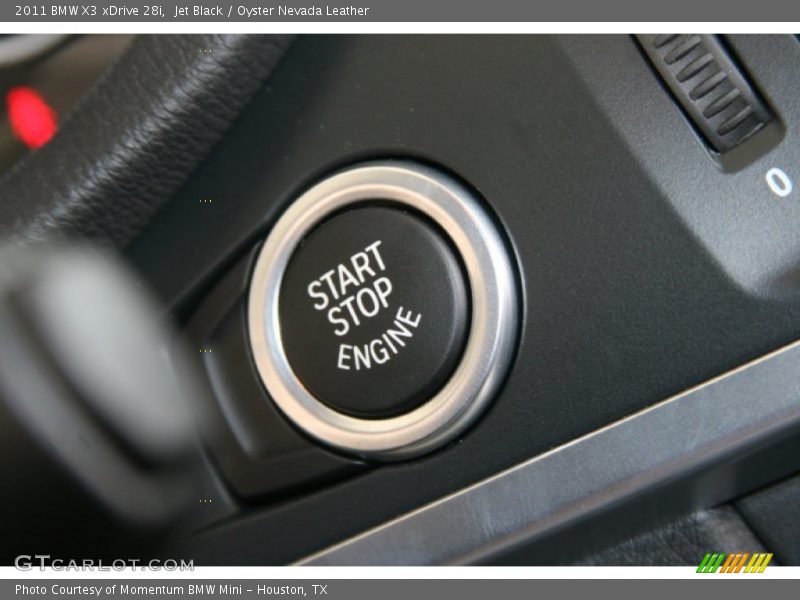 Jet Black / Oyster Nevada Leather 2011 BMW X3 xDrive 28i