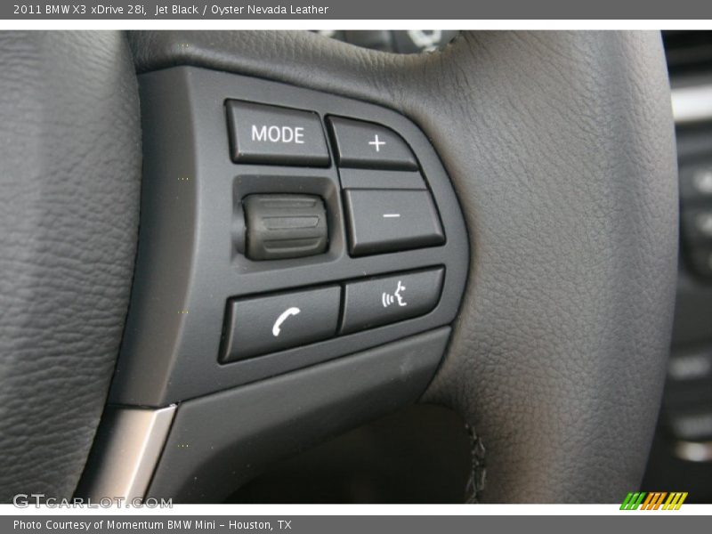 Jet Black / Oyster Nevada Leather 2011 BMW X3 xDrive 28i