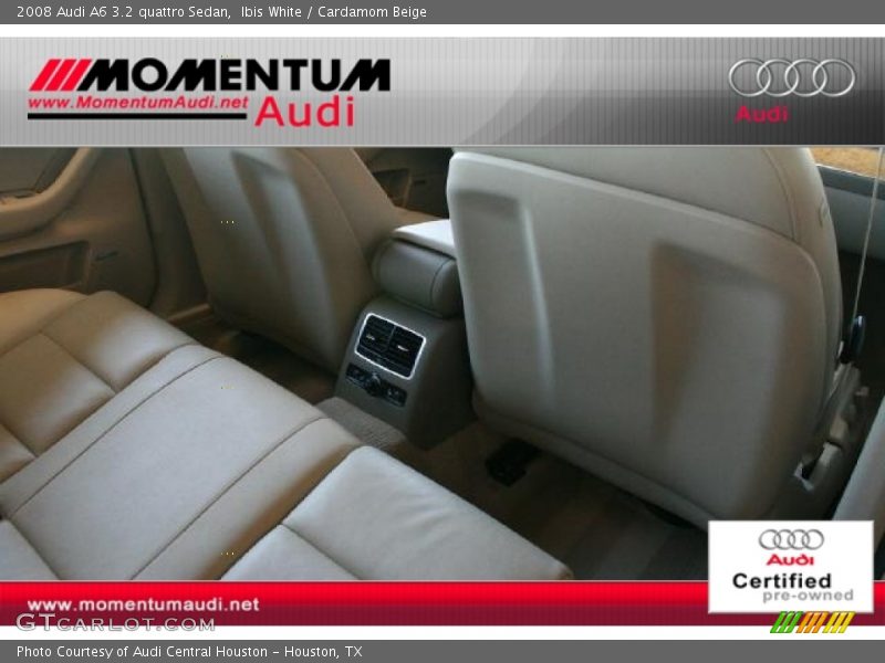 Ibis White / Cardamom Beige 2008 Audi A6 3.2 quattro Sedan