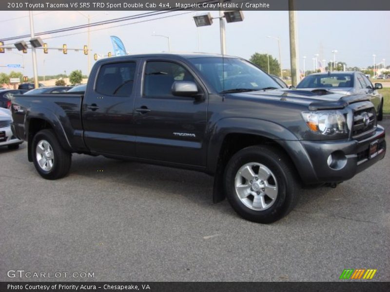 Magnetic Gray Metallic / Graphite 2010 Toyota Tacoma V6 SR5 TRD Sport Double Cab 4x4