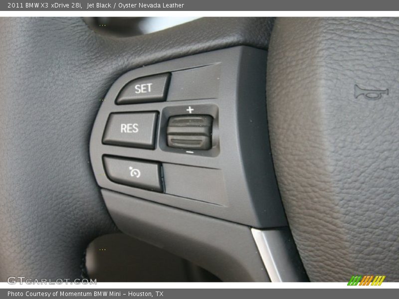 Jet Black / Oyster Nevada Leather 2011 BMW X3 xDrive 28i