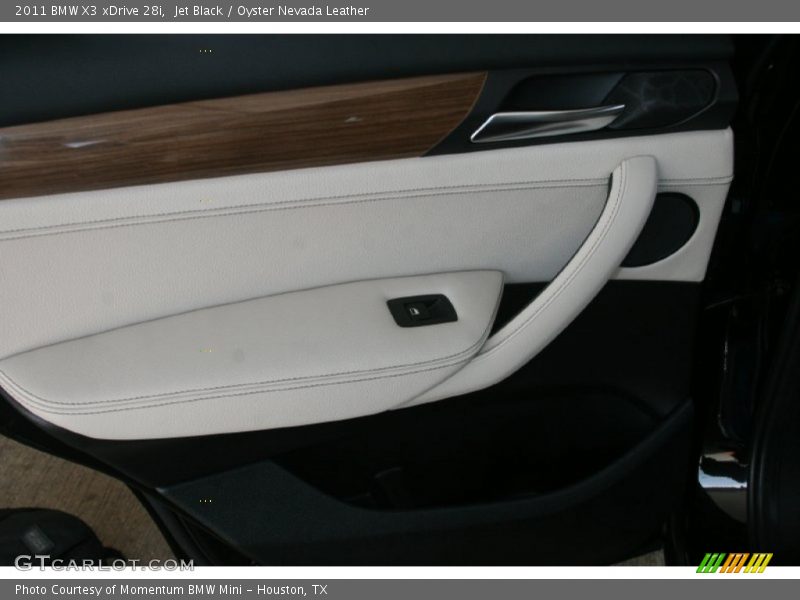 Jet Black / Oyster Nevada Leather 2011 BMW X3 xDrive 28i