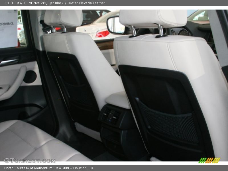 Jet Black / Oyster Nevada Leather 2011 BMW X3 xDrive 28i
