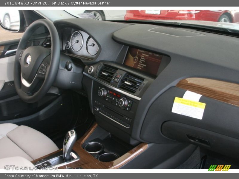 Jet Black / Oyster Nevada Leather 2011 BMW X3 xDrive 28i