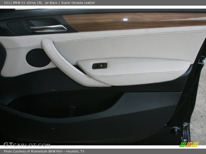 Jet Black / Oyster Nevada Leather 2011 BMW X3 xDrive 28i