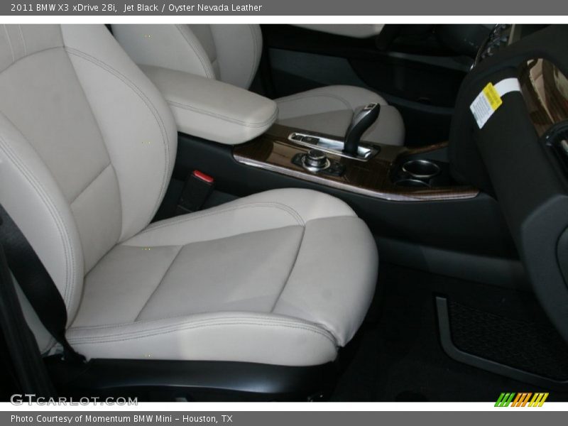Jet Black / Oyster Nevada Leather 2011 BMW X3 xDrive 28i