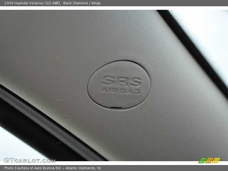 Black Diamond / Beige 2009 Hyundai Veracruz GLS AWD