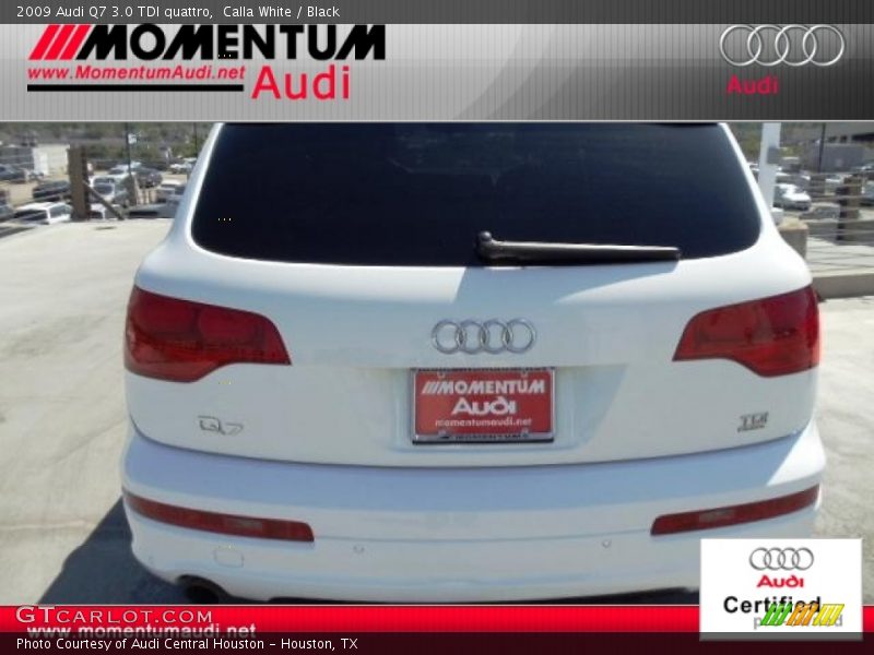 Calla White / Black 2009 Audi Q7 3.0 TDI quattro