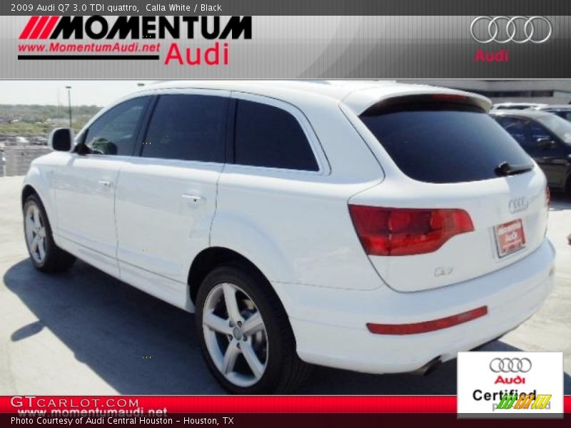 Calla White / Black 2009 Audi Q7 3.0 TDI quattro