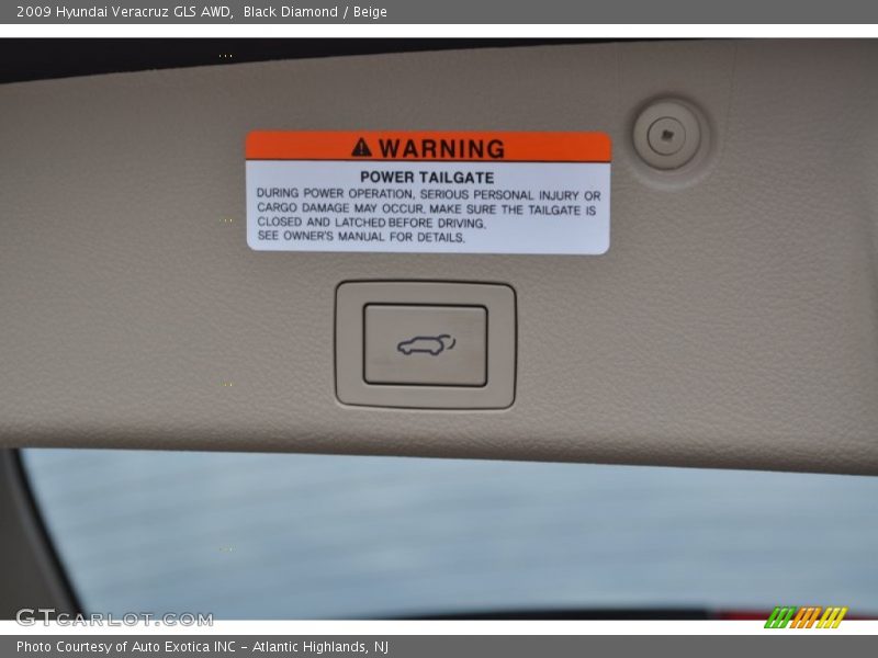 Black Diamond / Beige 2009 Hyundai Veracruz GLS AWD