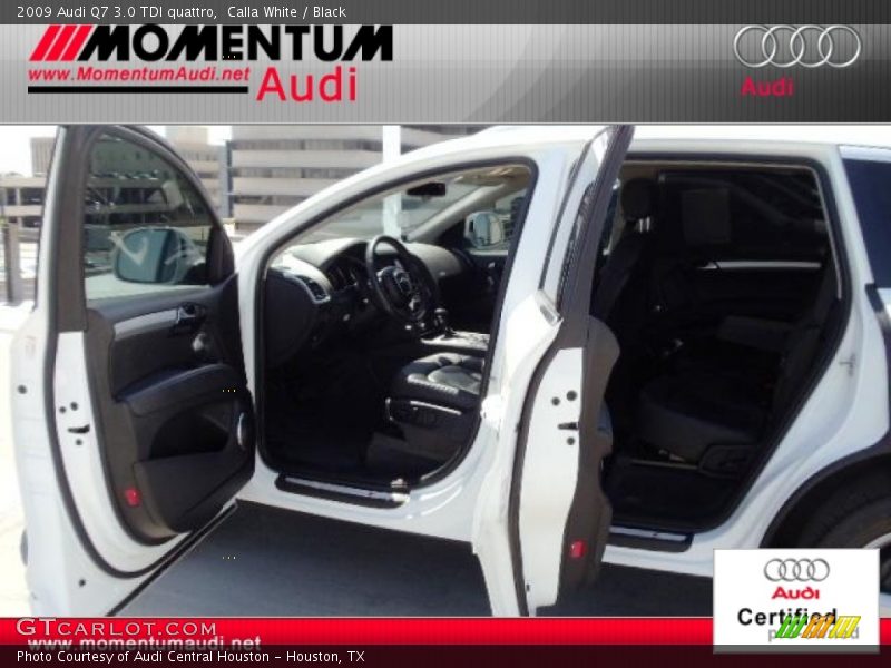 Calla White / Black 2009 Audi Q7 3.0 TDI quattro