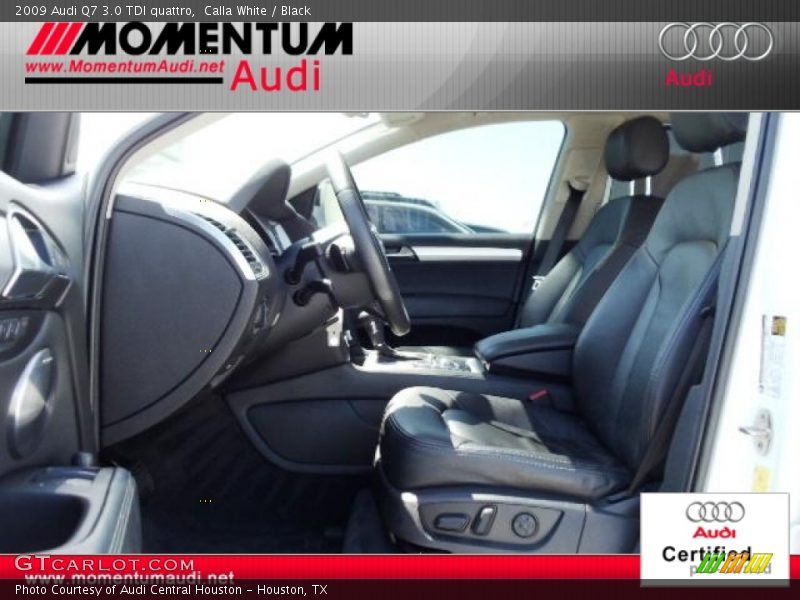 Calla White / Black 2009 Audi Q7 3.0 TDI quattro