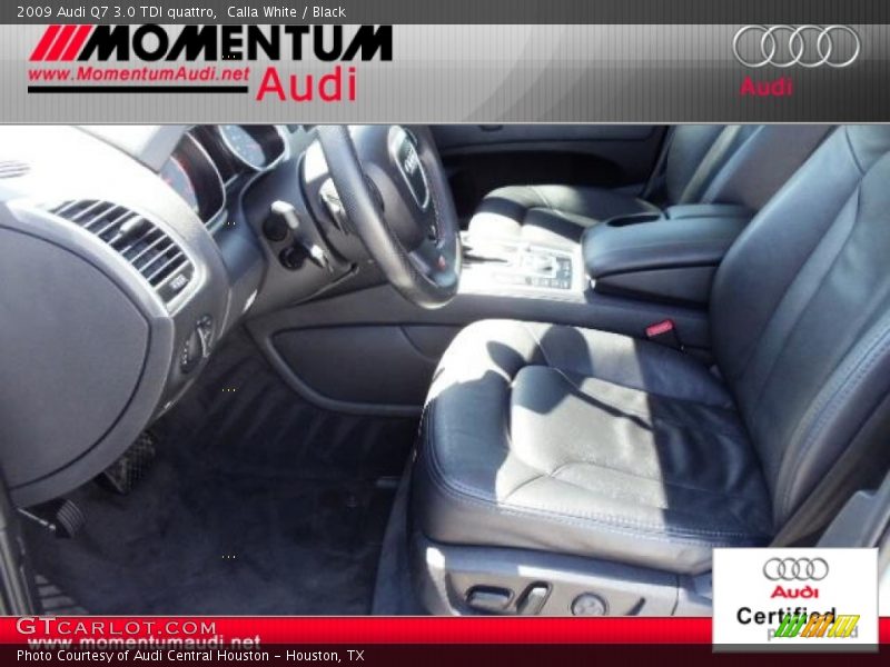 Calla White / Black 2009 Audi Q7 3.0 TDI quattro