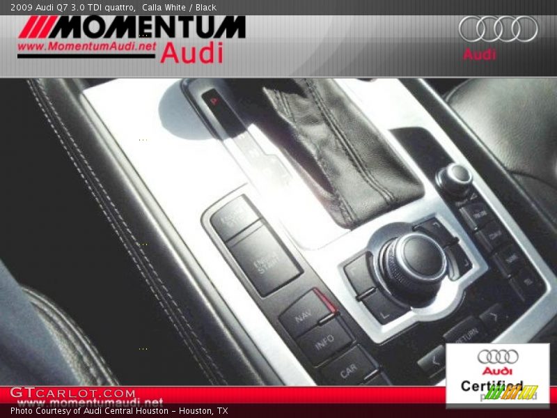 Calla White / Black 2009 Audi Q7 3.0 TDI quattro