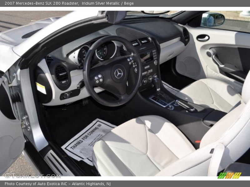 Iridium Silver Metallic / Beige 2007 Mercedes-Benz SLK 280 Roadster