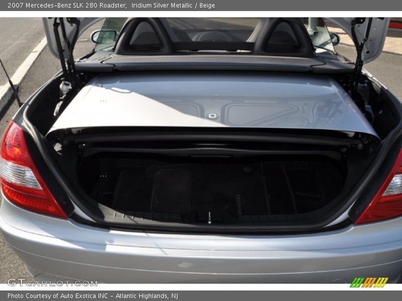 Iridium Silver Metallic / Beige 2007 Mercedes-Benz SLK 280 Roadster