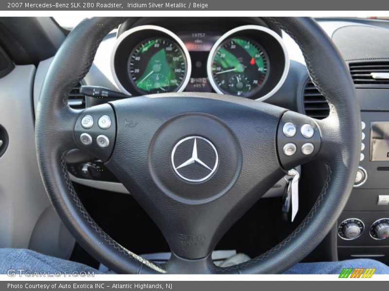 Iridium Silver Metallic / Beige 2007 Mercedes-Benz SLK 280 Roadster