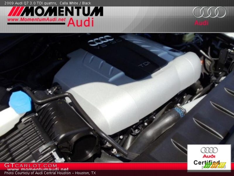 Calla White / Black 2009 Audi Q7 3.0 TDI quattro