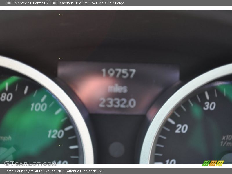 Iridium Silver Metallic / Beige 2007 Mercedes-Benz SLK 280 Roadster