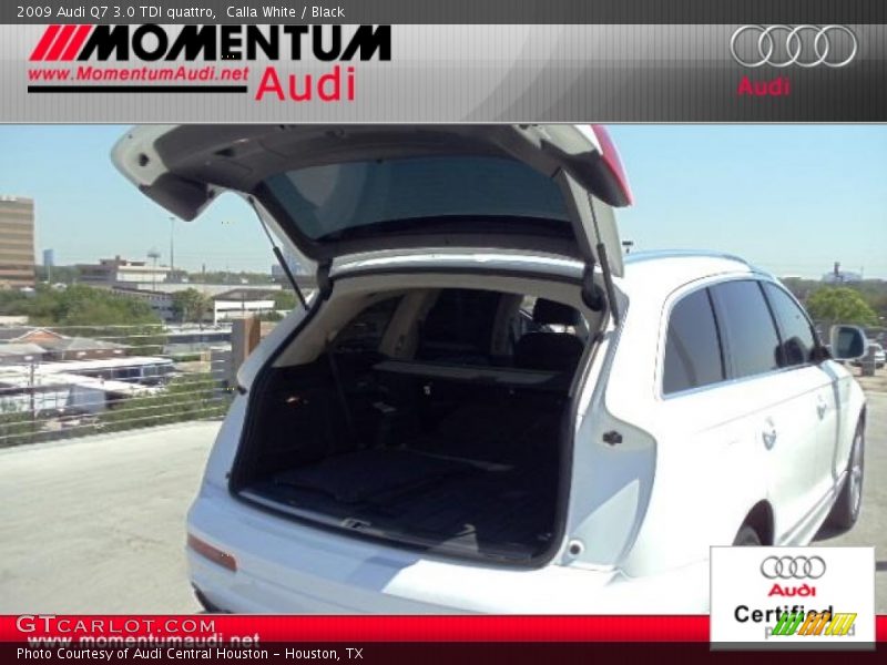Calla White / Black 2009 Audi Q7 3.0 TDI quattro