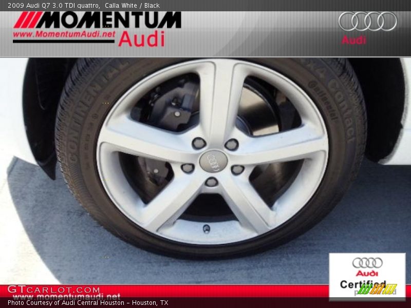 Calla White / Black 2009 Audi Q7 3.0 TDI quattro