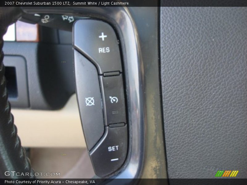 Summit White / Light Cashmere 2007 Chevrolet Suburban 1500 LTZ