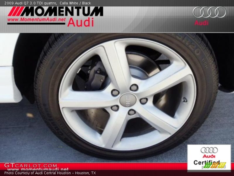 Calla White / Black 2009 Audi Q7 3.0 TDI quattro