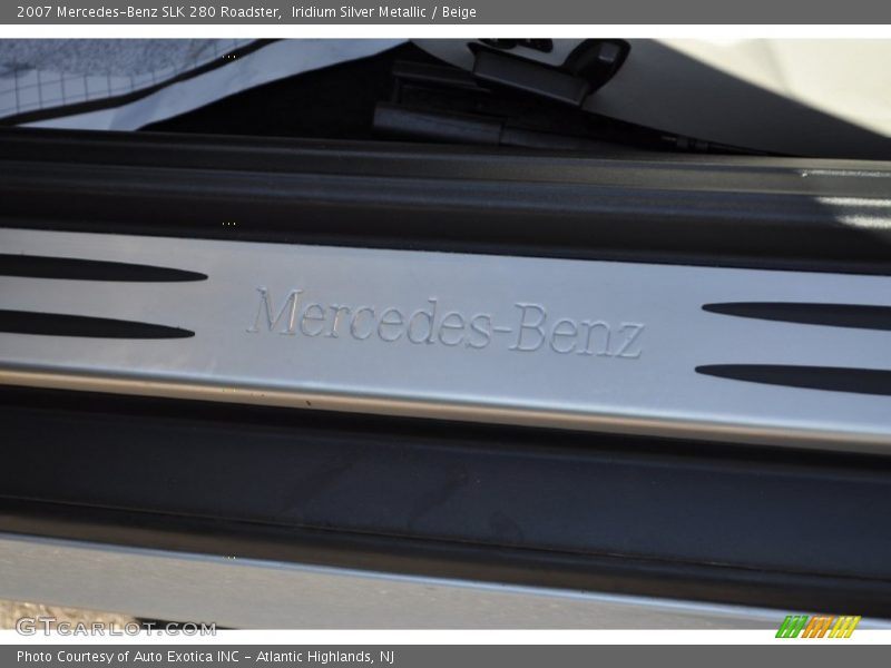 Iridium Silver Metallic / Beige 2007 Mercedes-Benz SLK 280 Roadster