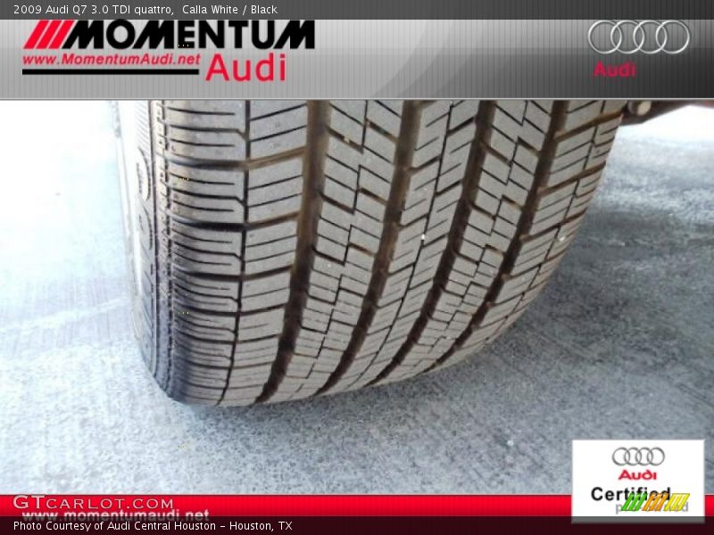 Calla White / Black 2009 Audi Q7 3.0 TDI quattro