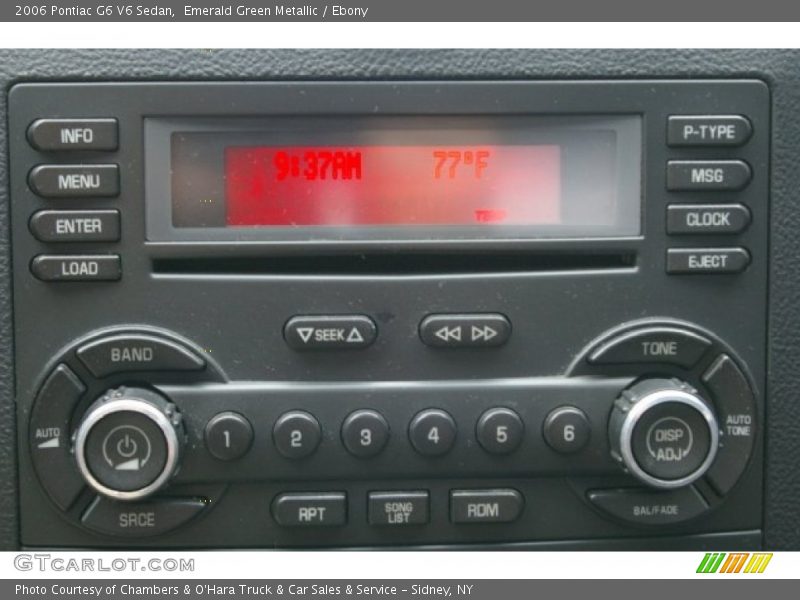 Emerald Green Metallic / Ebony 2006 Pontiac G6 V6 Sedan