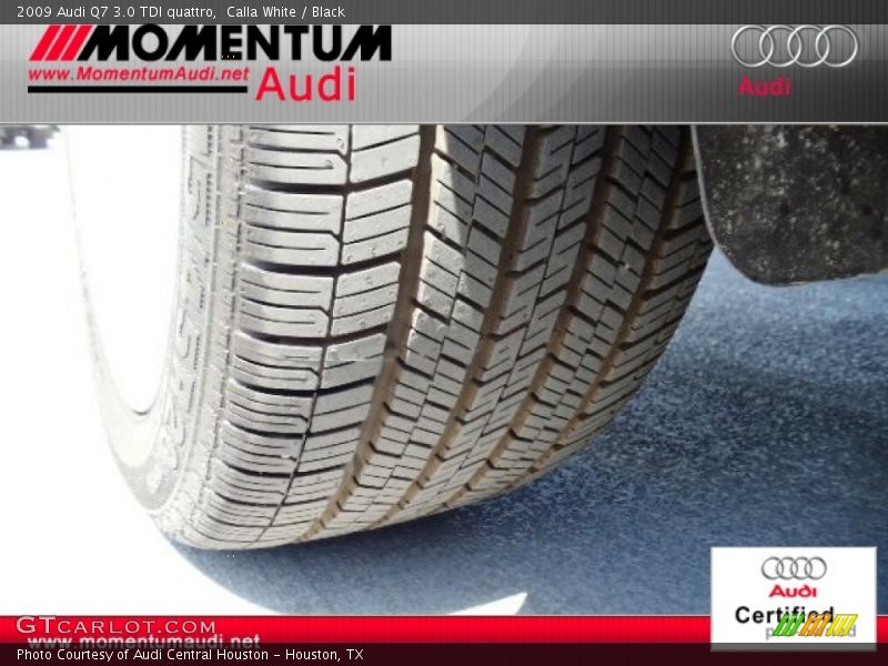 Calla White / Black 2009 Audi Q7 3.0 TDI quattro