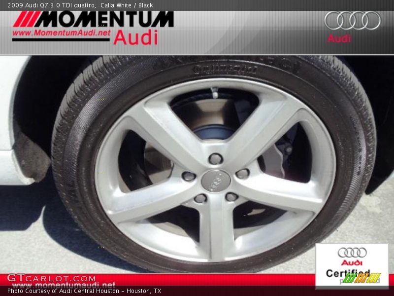Calla White / Black 2009 Audi Q7 3.0 TDI quattro