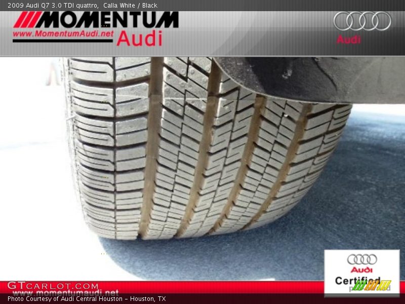 Calla White / Black 2009 Audi Q7 3.0 TDI quattro