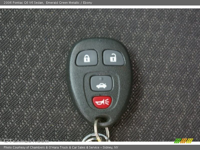 Emerald Green Metallic / Ebony 2006 Pontiac G6 V6 Sedan