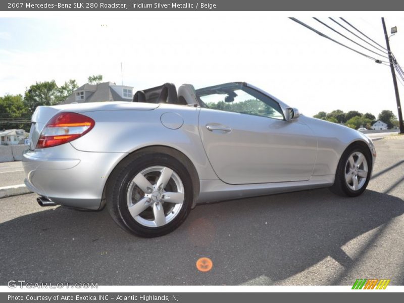 Iridium Silver Metallic / Beige 2007 Mercedes-Benz SLK 280 Roadster