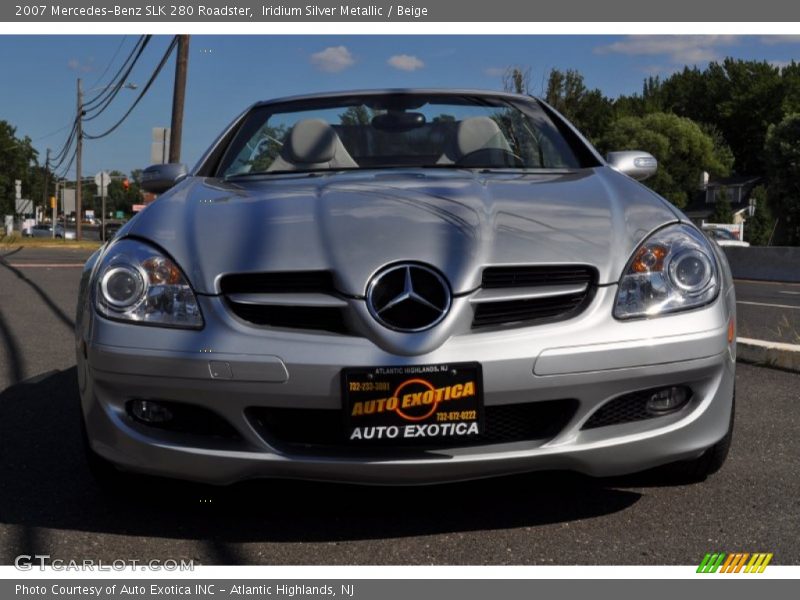 Iridium Silver Metallic / Beige 2007 Mercedes-Benz SLK 280 Roadster
