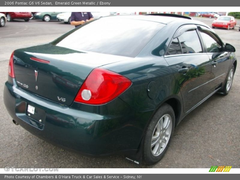 Emerald Green Metallic / Ebony 2006 Pontiac G6 V6 Sedan